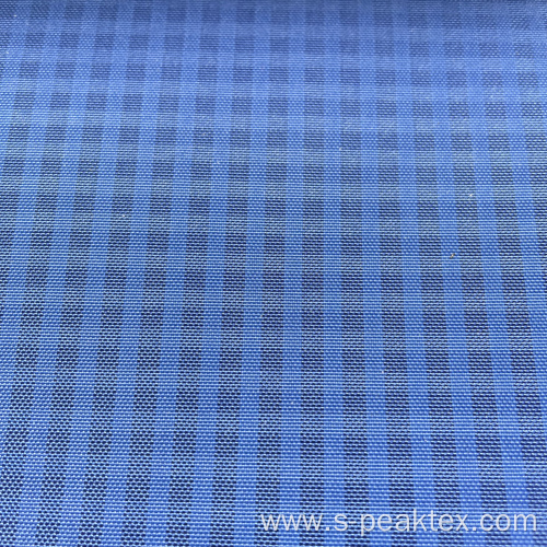 POLYESTER FDY TWISTED dobby COTIONIC GRID Oxford Fabric